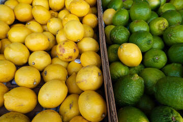 Lemons and limes.