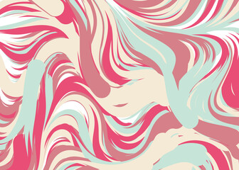 Abstract Perlin Noise Geometric Pattern generative computational art illustration