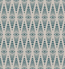 BEIGE BACKGROUND WITH VECTOR GEOMETRIC SCANDINAVIAN EMERALD PATTERN