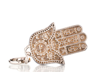 Obraz premium One metal keychain, Jewish 