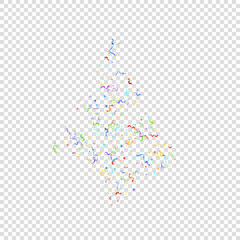 Color serpentine carnival red spiral ribbon curly