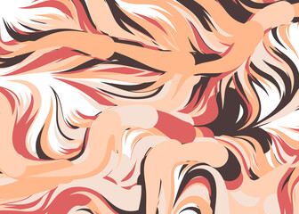 Obraz na płótnie Canvas Abstract Perlin Noise Geometric Pattern generative computational art illustration