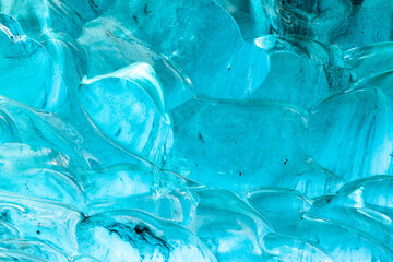 Blue/Turquoise Ice Cave Texture from Iceland