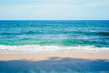 waves on the beach