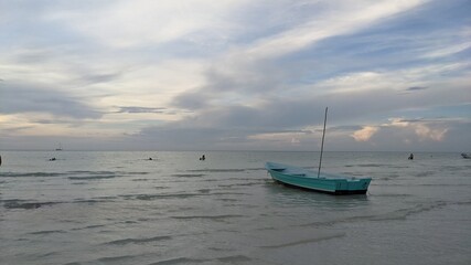 Beach on Holbox Island, Mexico