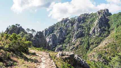 The GR 20 is a GR footpath that crosses the Mediterranean island of Corsica running approximately north-south.