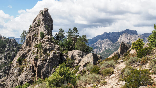The GR 20 is a GR footpath that crosses the Mediterranean island of Corsica running approximately north-south.