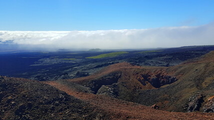 Landscapes of Volcano Sierra Negra, Galapagos Islands, Ecuador