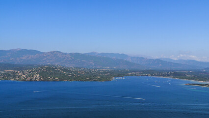 Corsica is the fourth largest island (after Sicily, Sardinia, and Cyprus) in the Mediterranean.