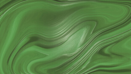 Green background with dark wavy veins. 3d illustration