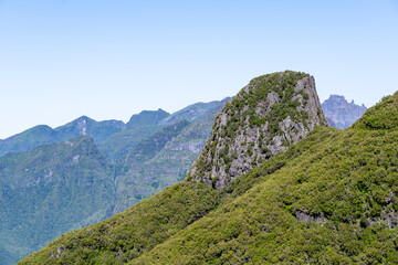 View to Pico Arieiro mountain