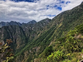 Fototapeta na wymiar Mountains of Machu Picchu 