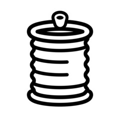 Canned food icon