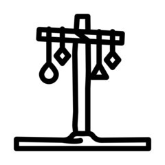 ferragosto holiday line icon vector. ferragosto holiday sign. isolated contour symbol black illustration