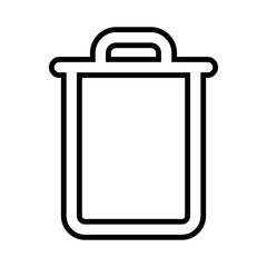 Trash bin icon