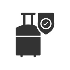 Baggage Insurance Icon - Luggage Insurance Icon