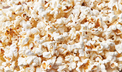  Bunch of salty popcorns texture