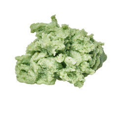  Spicy wasabi isolated on white background