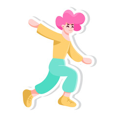 Isolated trans love gender human illustration vector