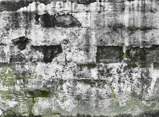  Stone brick wall surface background