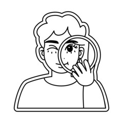 Isolated trans draw love gender human illustration vector