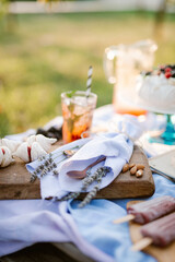 lavender table decoration