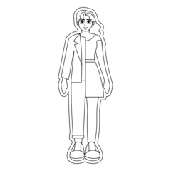 Isolated trans draw love gender human illustration vector