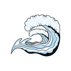 sea wave nautical