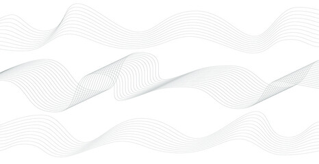 Abstract wavy stripes. Wave line art. Curved smooth design background. Vector illustration EPS 10.