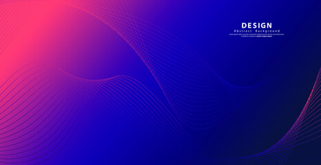 Abstract technology backgrounds by wave lines background. Curve modern pattern
