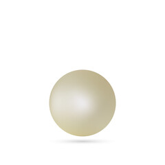 Pearl pearl. Vector design element. Decoration. Beauty and fashion. eps 10
