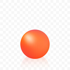 Colored realistic circle. Graphic design element. Abstraction. eps 10
