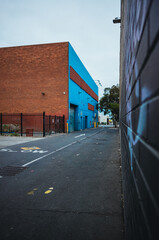 Fototapeta premium building and street