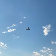 airplane in the sky