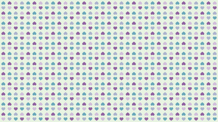 Light Cream Yellow Background for Love and Valentines Day with a Pattern of Colorful and Elegant Little Hearts