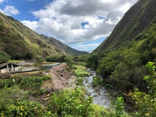 Fototapeta na wymiar Iao Valley in Maui.