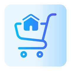 buy house gradient icon