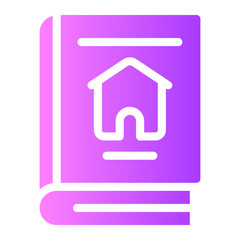 architecture book gradient icon