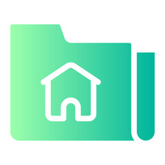 home document gradient icon