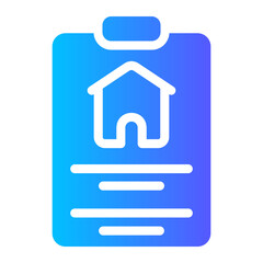 house list gradient icon