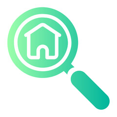 Search home gradient icon