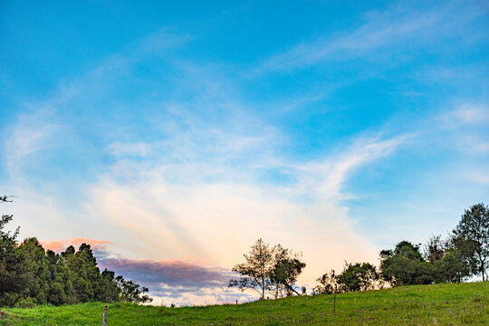 un hermoso atardecer en guasca 