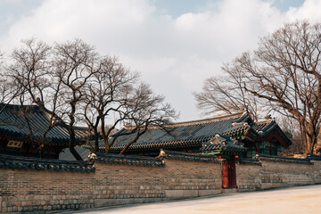 Winter of Changdeokgung Palace in Seoul, Korea