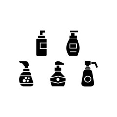 Soap set icon isolated on white background