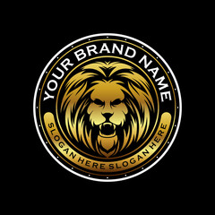 lion logo template