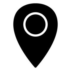 map Location icon solid style vector