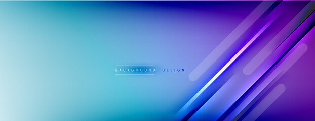 Abstract background. Shadow lines on bright shiny gradient background.