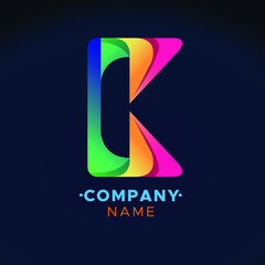 colorful letter B Vector logo for Business Company, Brand Logo
