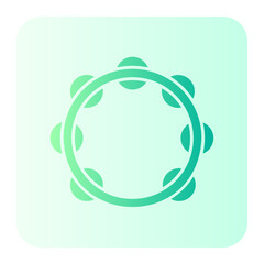 tambourine gradient icon