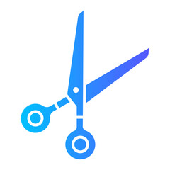 scissors gradient icon